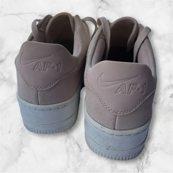 📍LAST💲✈︎NIKE AF1 Women's Pink low dunk suede leather Platform Sneakers size 10 - Picture 6 of 13